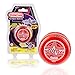 Duncan Toys Pulse LED LightUp YoYo Intermediate Level YoYo with Ball Bearing Axle and LED Lights ClearRed Small - Image 3