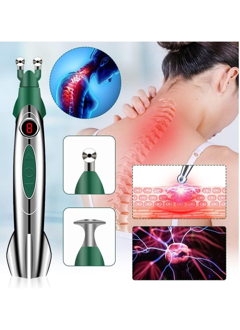 Rocket Pain Relief Acupuncture Pen Portable Muscle Stimulator with 9 Adjustable Intensity Settings and 3 Unique Heads Cordless Transcutaneous Electrical Nerve Stimulation Therapy  - Image 5