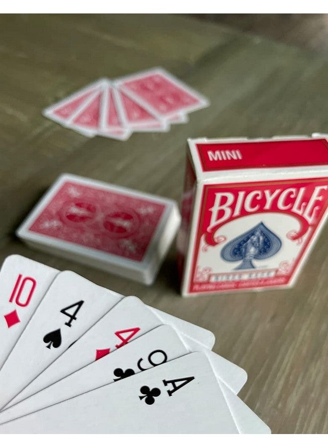 Bicycle Mini Decks Playing Cards - Single Deck - (Color May Vary) - Smaller Than Traditional Deck - Image 2