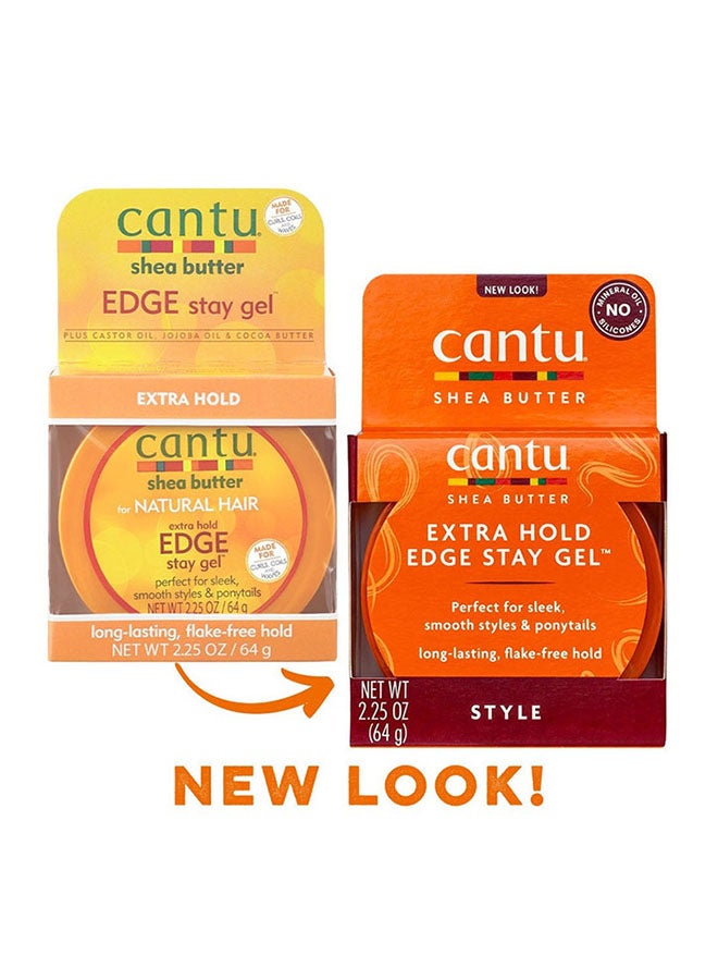 Cantu Shea Butter Extra Hold Edge Stay Gel 64grams - Image 2