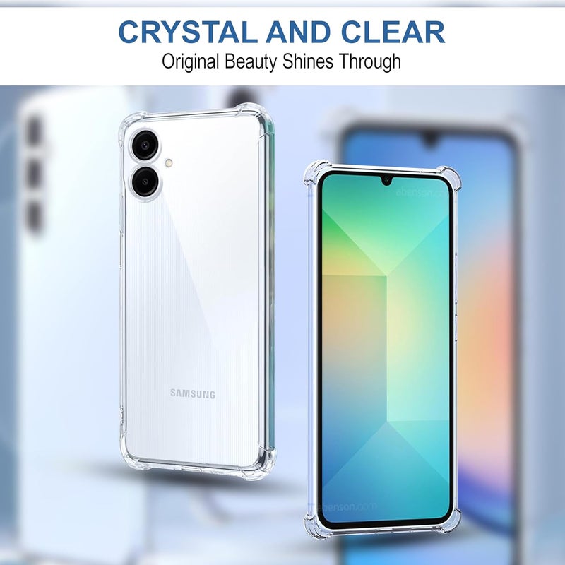 Cedo Samsung Galaxy A06 (4G) Bumper Case | Soft Jel Flexible Thin Full Protection Shock Proof Clear TPU Back Case Cover for Samsung Galaxy A06 (4G) (Transparent) - Image 5