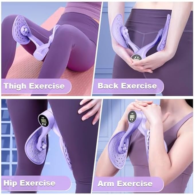 rayihni Thigh Master With Counter, Kegel Exercise Products For Women, Hip & Pelvic Trainer, Inner Thigh Toner Exercise Equipment, Women Pelvic Floor Inner Thigh Exerciser Strengthener - Image 3