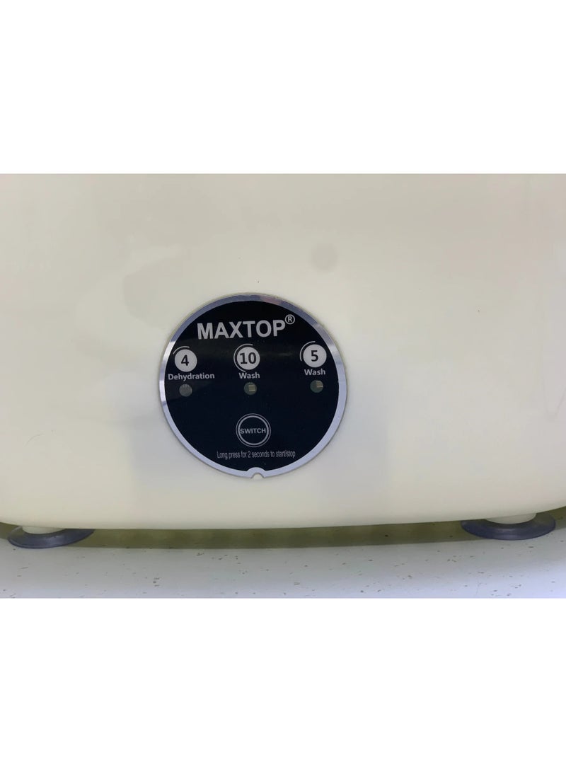 ماكس توب غسالة ملابس ميني 18 لتر MAXTOP قابلة للطي محمولة مع سلة عصر – غسالة صغيرة للسفر وملابس الأطفال والغسيل الخفيف - Image 2