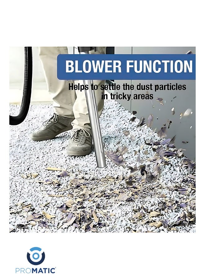 بروماتيك مكنسة بروماتيك برميل 2000 واط سعة 25 لتر موديل NDV-25L — قوة شفط احترافية، استخدام منزلي وتجاري، فلتر عالي الكفاءة، أداء قوي للأتربة الثقيلة - Image 4