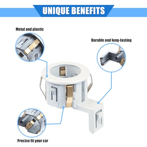 VekAuto Parking Sensor Retainer Holder Compatible for Honda Odyssey 2011-2017, Durable Plastic White Backup Parking Aid Assist Sensor Bracket - Image 3