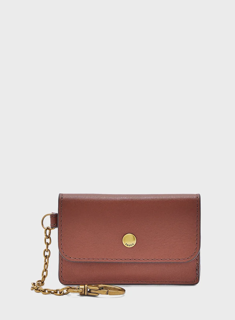 فوسيل محفظة بغطاء علوي