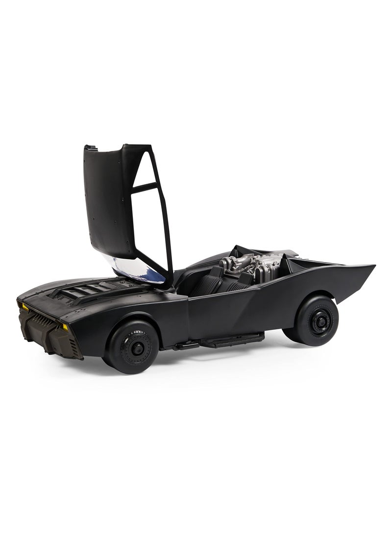 DC Comics - DC Comics, Batman Batmobile with 30-cm Batman Figure, The Batman Movie Collectible, Kids’ Toys for Boys and Girls Aged 4 and up - Image 1