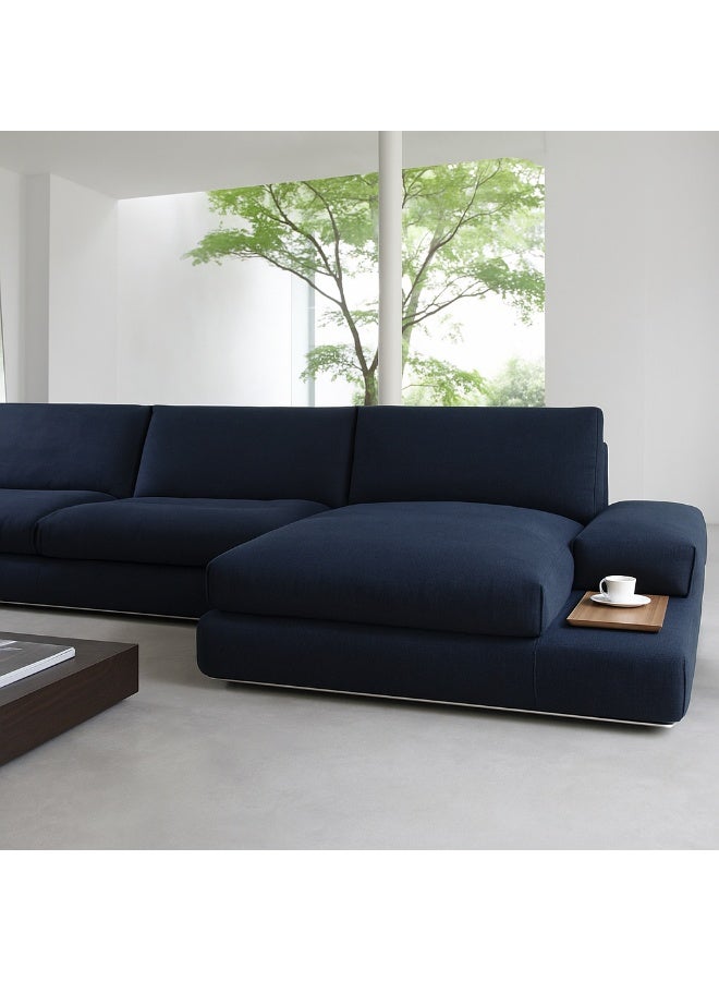 Malazhouse Natural Wood Sectional Sofa – 300cm * 150cm – 150L x 75H x 300W - Image 3