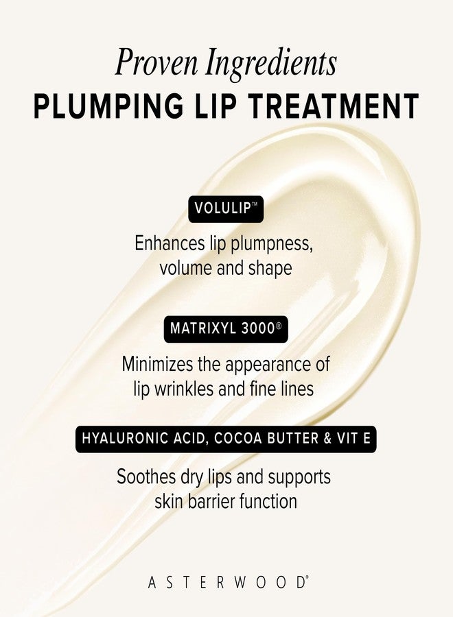 Asterwood Lip Treatment & Balm - with Volulip, Hyaluronic Acid, & Matrixyl 3000 - Hydrating, Plumping, Moisturizing, Anti-Aging - Plumper, Fuller Lips - for Women & Men - 0.5 Fl Oz - Image 3