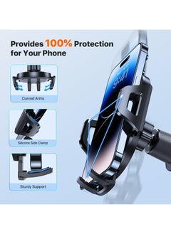 Manvik Car Phone Holder [Double Steel Hook] for Air Vent, Compatible with iPhone 15/14/13/12 Samsung Xiaomi and Other Smartphones Series | MNVK  - Image 4