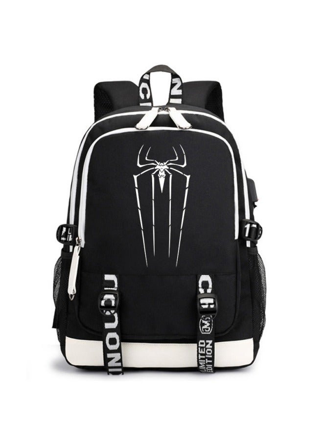 عام حقيبة سبايدر بحجم ، مع أقسام مختلفة. حقيبة مدرسية للطلاب بنات، بتصاميم أنمي كاواي ورسوم متحركة. - Image 1