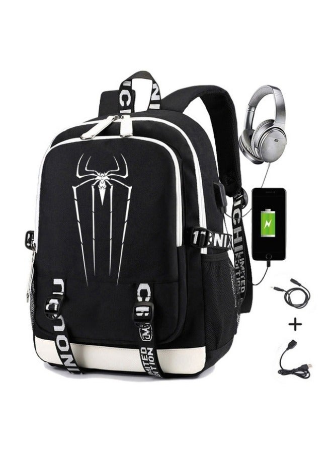 عام حقيبة سبايدر بحجم ، مع أقسام مختلفة. حقيبة مدرسية للطلاب بنات، بتصاميم أنمي كاواي ورسوم متحركة. - Image 2