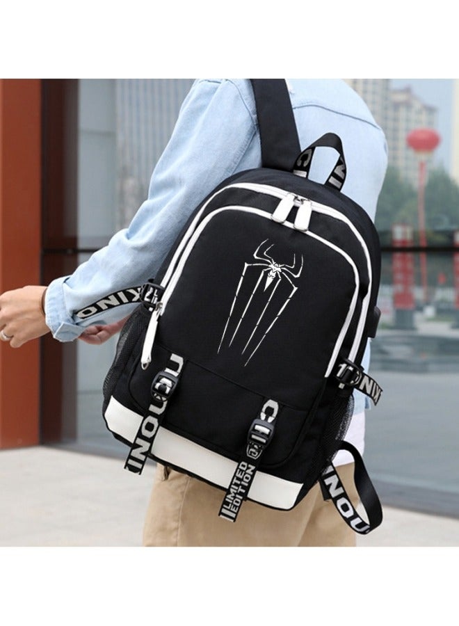 عام حقيبة سبايدر بحجم ، مع أقسام مختلفة. حقيبة مدرسية للطلاب بنات، بتصاميم أنمي كاواي ورسوم متحركة. - Image 3