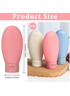 Carrot - Travel Bottles for Toiletries Refillable Plastic Travel Containers Dispenser with Lid Small Leak Proof Empty Squeeze Bottles Kit for Toiletries, Cream, Shampoo, Lotion (PACK OF 6) - pzsku/ZEDE2DB74FB08B9AC8612Z/45/_/1738306076/338ff467-5e7d-4660-a818-c0307752c643