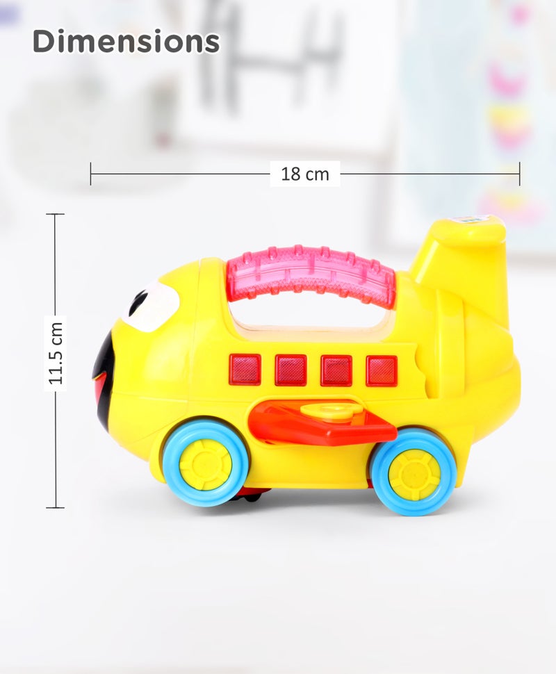 PlayNation Bump & Go Musical Plane with LED Lights & Music - Image 3