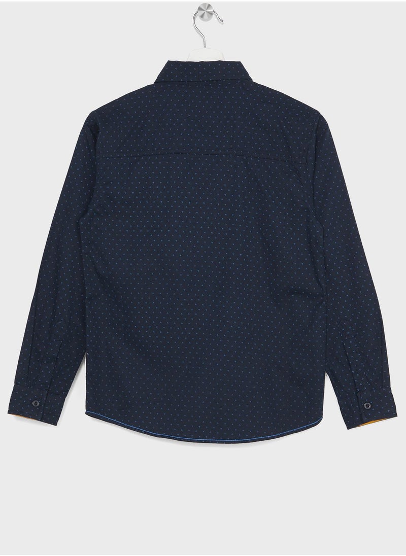Pinata - Boys All Over Printed Shirt With Pocket - Image 1