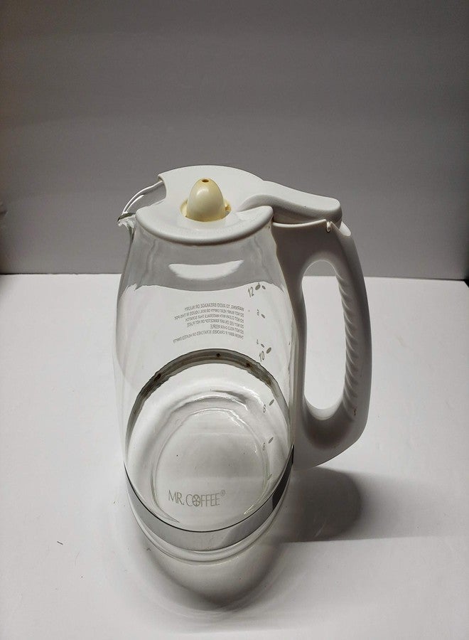 مستر كوفي إبريق زجاجي بديل من مستر كوفي، سعة 12 كوبًا، أبيض اللون - - Image 2
