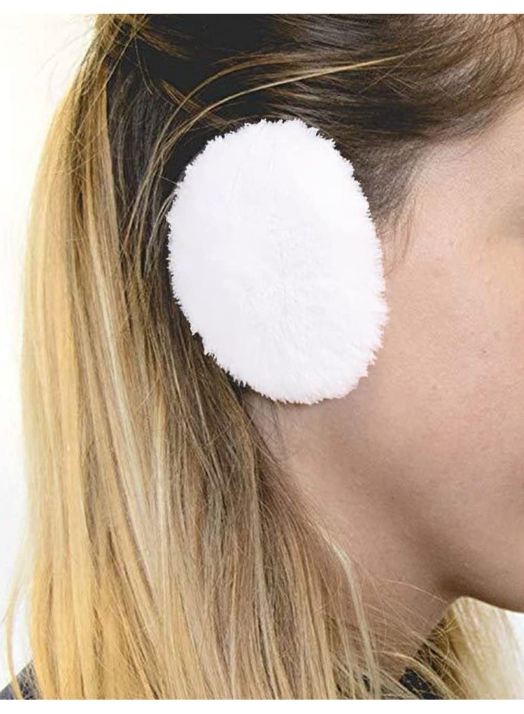 Fleece Ear Muffs, 3 Pairs Windproof Bandless Ear Warmers for Men Women - Image 4