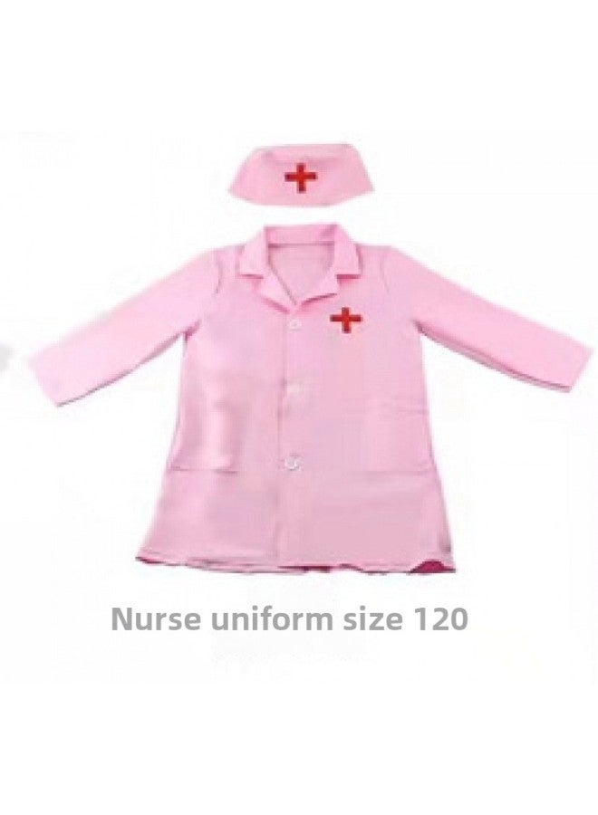 Simulation Children's Medicine Box Toys Full Set Of Small Doctor Equipment Children's Toys Girls Children's Toolbox-Colour:Nurse Uniform-Specification:Standard Version  - Image 1