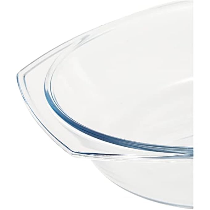 Unity Glass Ovenware Set 5Pcs Casserole 17 L  29 Roaster 25  GDBorosilicate HeatResistant GlassSuitable For Gas Cooker Electrical And Oven - Image 4