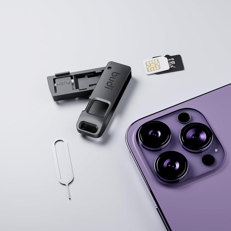 بودي أداة إخراج دبوس درج بطاقة SIM مع صندوق تخزين صغير لبطاقات SIM/TF - Image 2