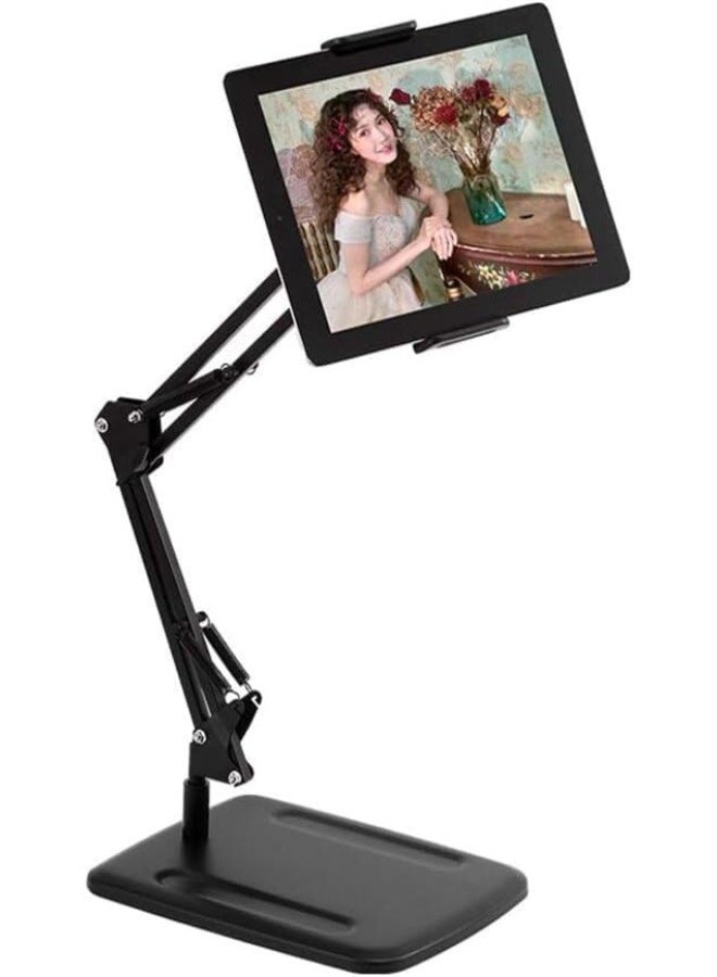 Adjustable Tablet & Phone Stand – Foldable Arm Mount for Desk & Bed – Perfect for Video Recording, Reading & Daily Use - Image 3