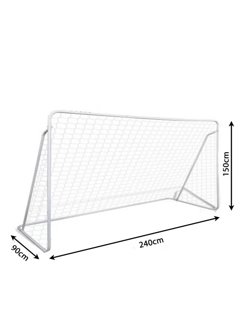 Samira Football Goal with a Single Net 240*150*90CM Soccer Nets for Backyard Training Equipment for Kids Youth Games Sports Fit for Family Game Play - Image 2