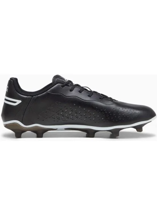PUMA King Match FgAg White Cleats 10757001
