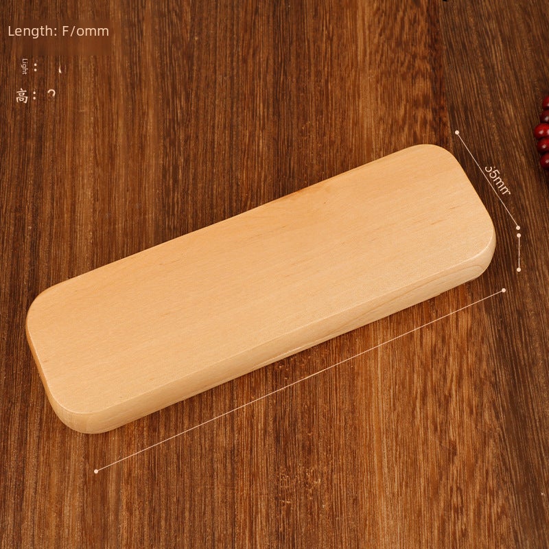 Wooden Pen Box, Retro Gift Box, Pen Box, Simple Solid Wood Storage Box, Wooden Box, Business Stationery Box, Single Pen Box - Image 5