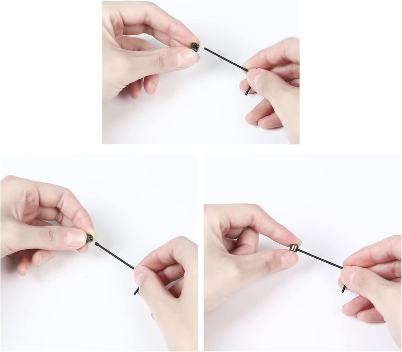 SUBANG 30 Pieces Pin Keepers Pins Locks Pins Backs Locking Clasp Locking Pin Keeper Backs with 3 Wrench All in Storage Case,5mm x 6mm - Image 3