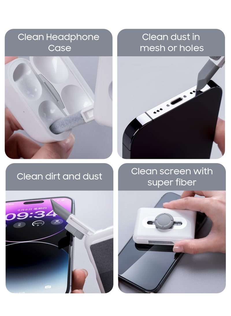 6-in-1 Electronic Cleaning Kit: Keyboard Cleaner, Laptop Screen Cleaner, Soft Brush, Keycap Puller for AirPods, Laptops, PCs, Monitors, TVs, Earbuds, and Phones. - Image 4