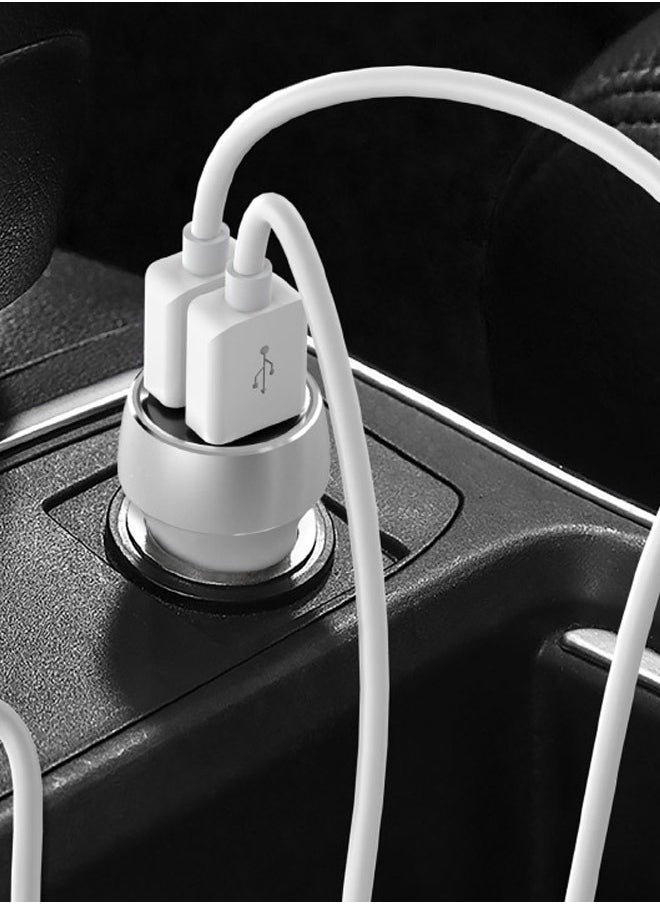 RUKINI Rokini car charger with two USB ports - 24 watts with fast charging and smart safety features  - Image 3