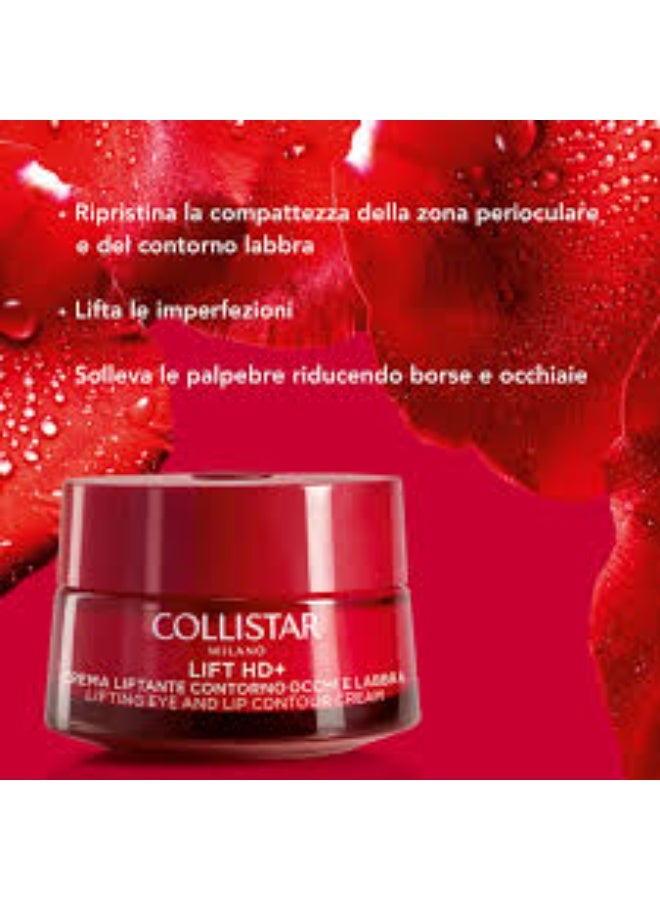 Collistar Lift HD+ Lifting Eye and Lip Contour Cream 15ml - Image 3