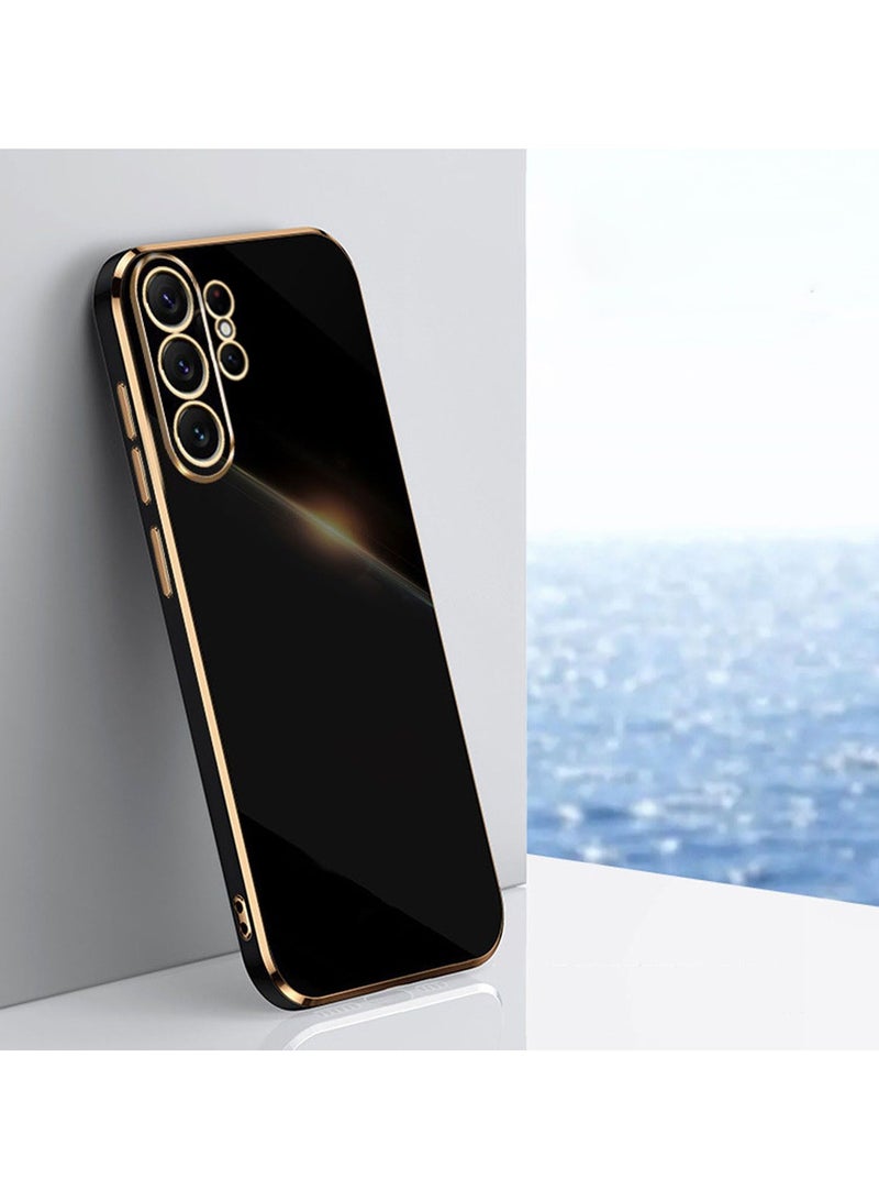 غطاء الحالة لسامسونج غالاكسي S23 ألترا ، الغطاء الخلفي الناعم للطلاء الفاخر ، رفع حماية الكاميرا الكاملة - Image 1