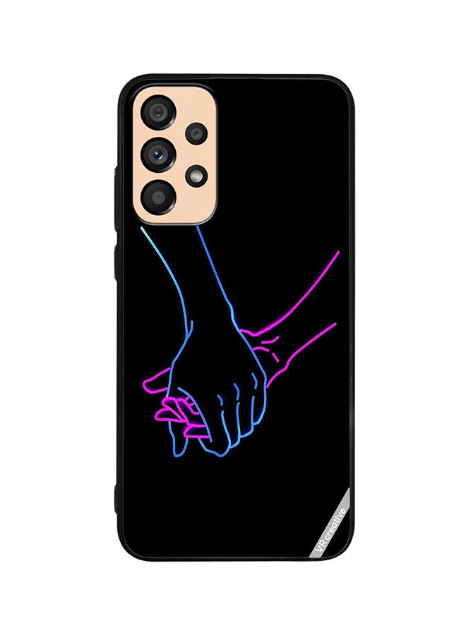 VR CREATIVE Protective Case Cover For Samsung Galaxy A72 Hands Design Multicolour - Image 1