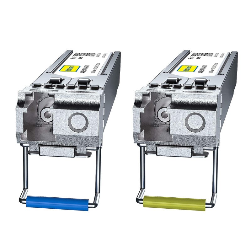 10Gtek a Pair of 1.25G SFP Bidi Transceiver, 1000Base-BIDI SingleMode Simplex LC Fiber Module for Cisco 1000BASE-BX3-U/1000BASE-BX3-D, Ubiquiti UniFi UF-SM-1G-S, SMF 1550nm/1310nm, DDM, up to 2km - Image 4