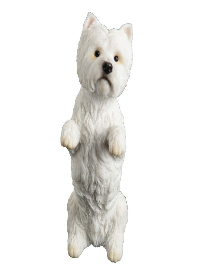 Veronese Design West Highland White Terrier Sitting Up Puppy Dog - Figurine Miniature 4.25" H New - Image 2