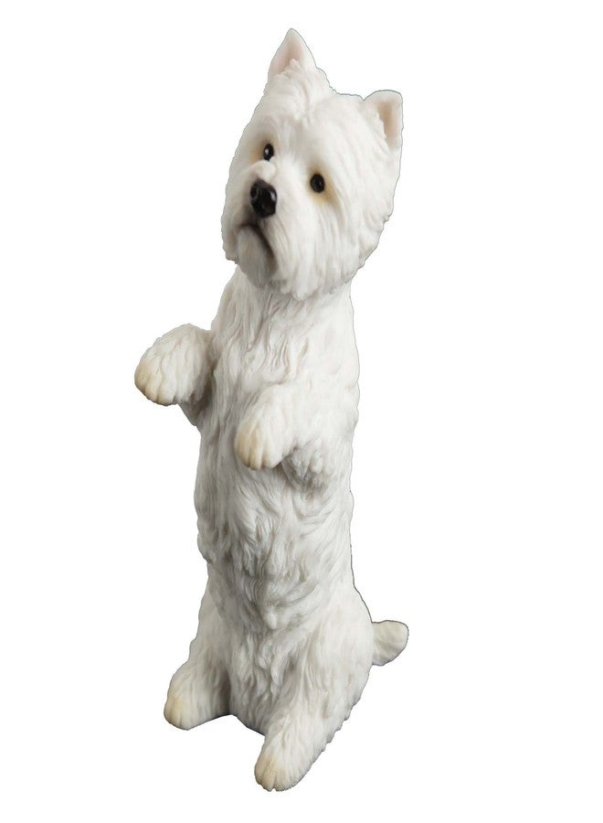 Veronese Design West Highland White Terrier Sitting Up Puppy Dog - Figurine Miniature 4.25" H New - Image 1