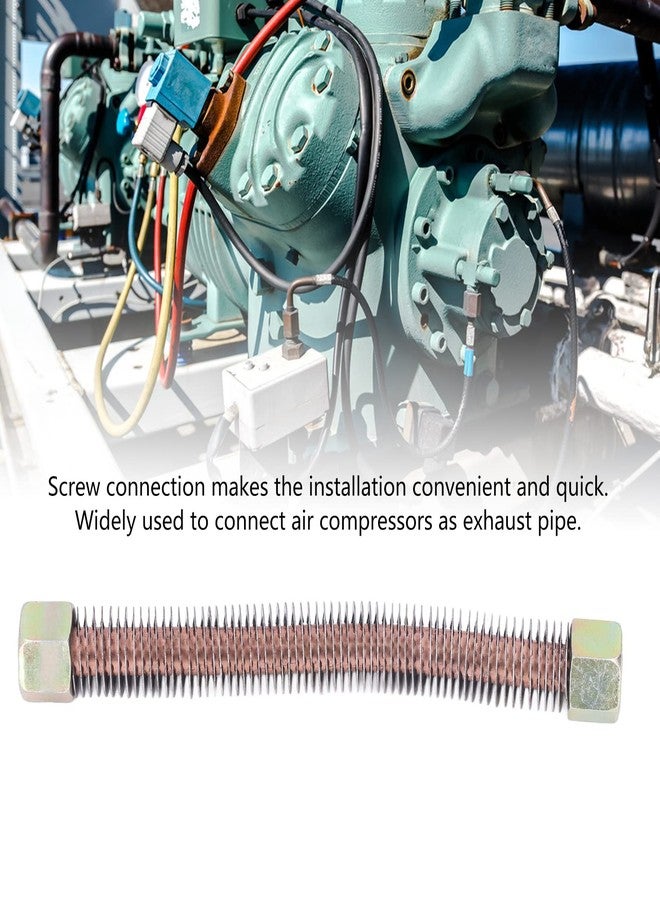 ناروت أنبوب عادم ضاغط الهواء، أنبوب رأس على شكل حرف V مزدوج، أنبوب نحاسي لضاغط الهواء، أنبوب نحاسي لضاغط الهواء، مجموعة خط ضاغط الهواء 3/4، موصل خرطوم التفريغ، ملحق 12 مم - Image 4