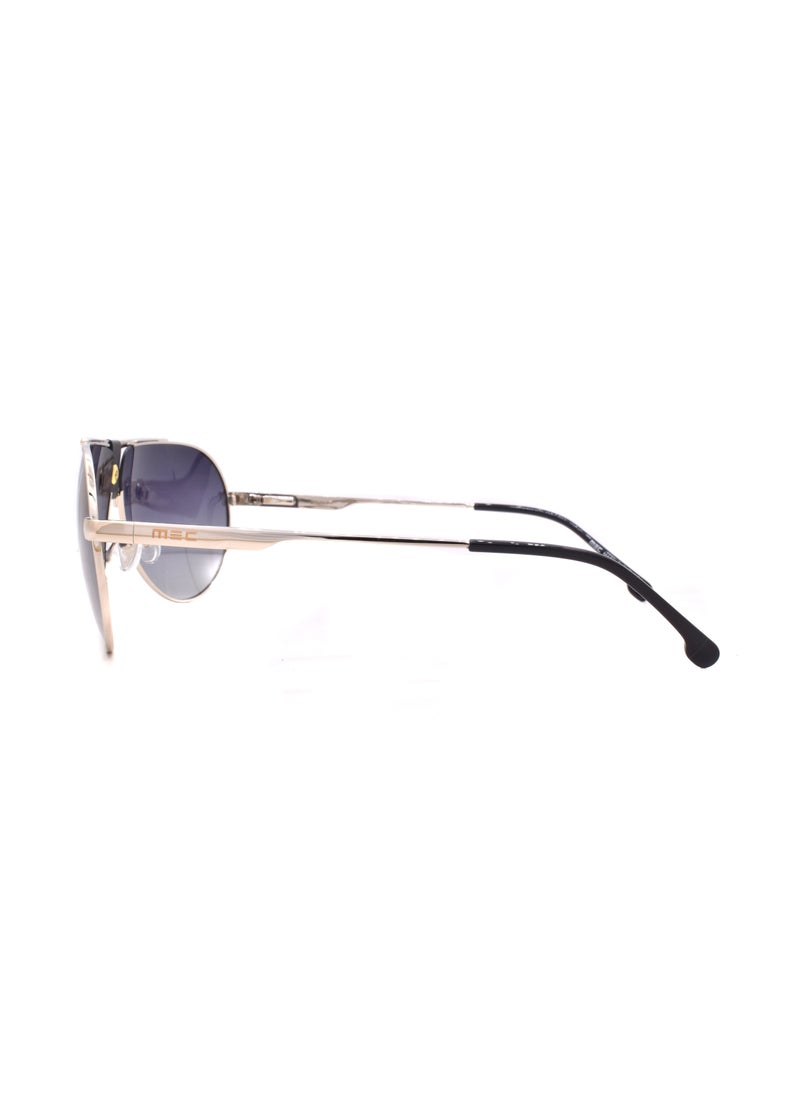MEC Oversized Sunglasses With Leather On Bridge 39976-C3  - Image 3