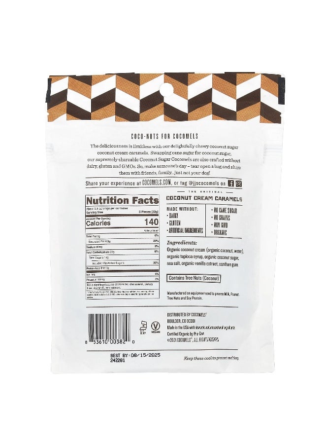 Cocomels Cocomels, Coconut Cream Caramels, Coconut Sugar, 3 oz (85 g)  - Image 2