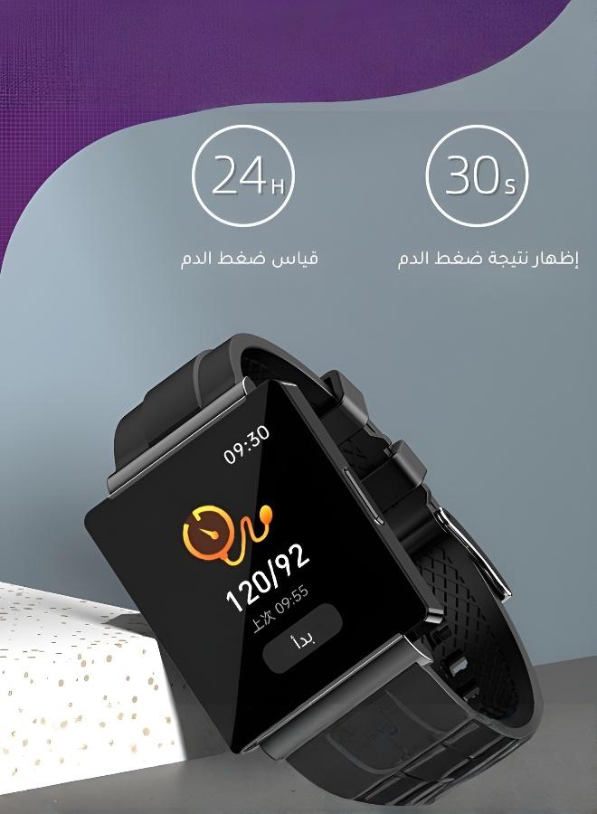 Smart Watch with Non-Invasive Blood Glucose Tracking | Heart Rate, Blood Pressure, SpO2 Monitor | NFC, Door Access & Temperature Control | Fitness Tracker for iOS & Android - Image 5