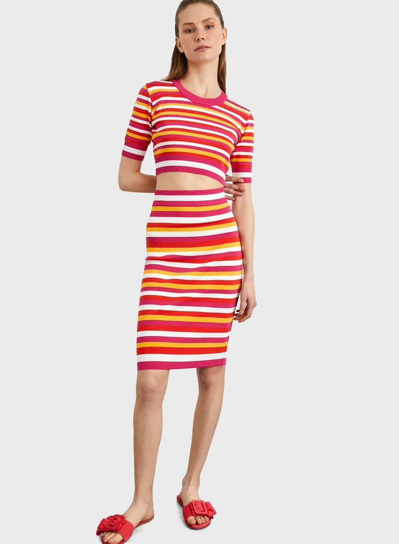 Adl High Waist Bodycon Skirt