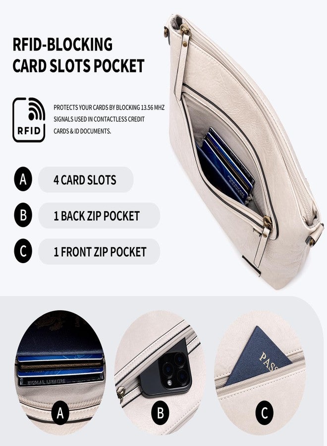 Pomelo Best Crossbody Bags for Women with RFID Card Slots, Trendy Vegan Leather Hobo Handbags and Purse Fashion Shoulder Bag - Image 5