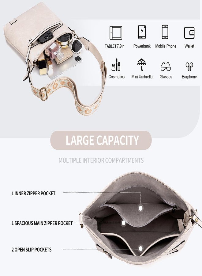 Pomelo Best Crossbody Bags for Women with RFID Card Slots, Trendy Vegan Leather Hobo Handbags and Purse Fashion Shoulder Bag - Image 3