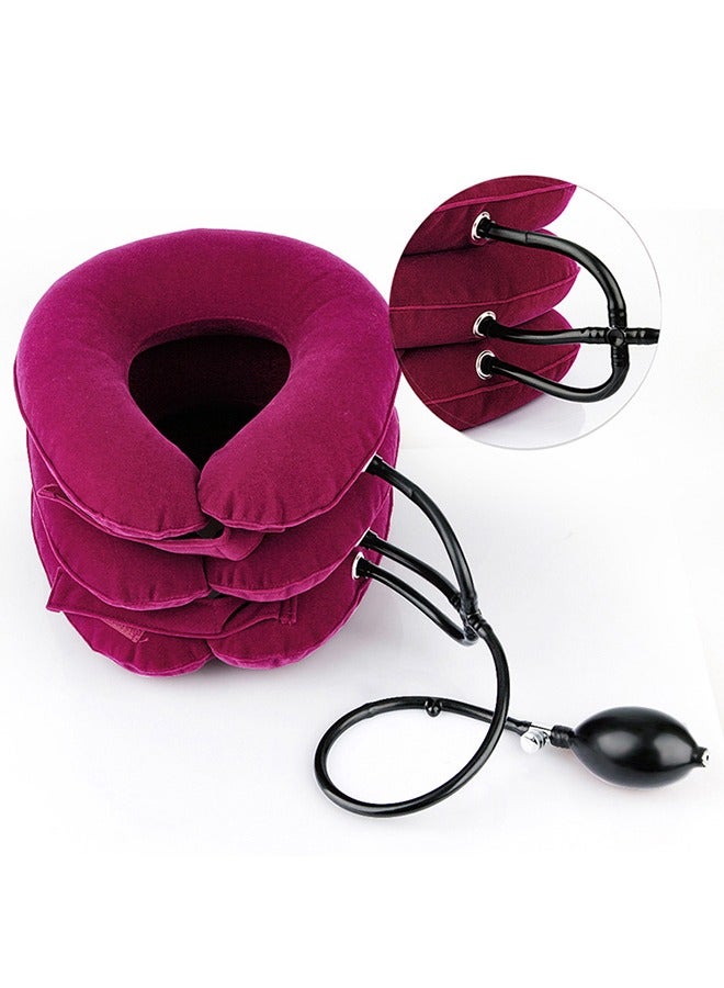 إسكدنيا وسادة رقبة مدلك قابلة للنفخ - Image 5