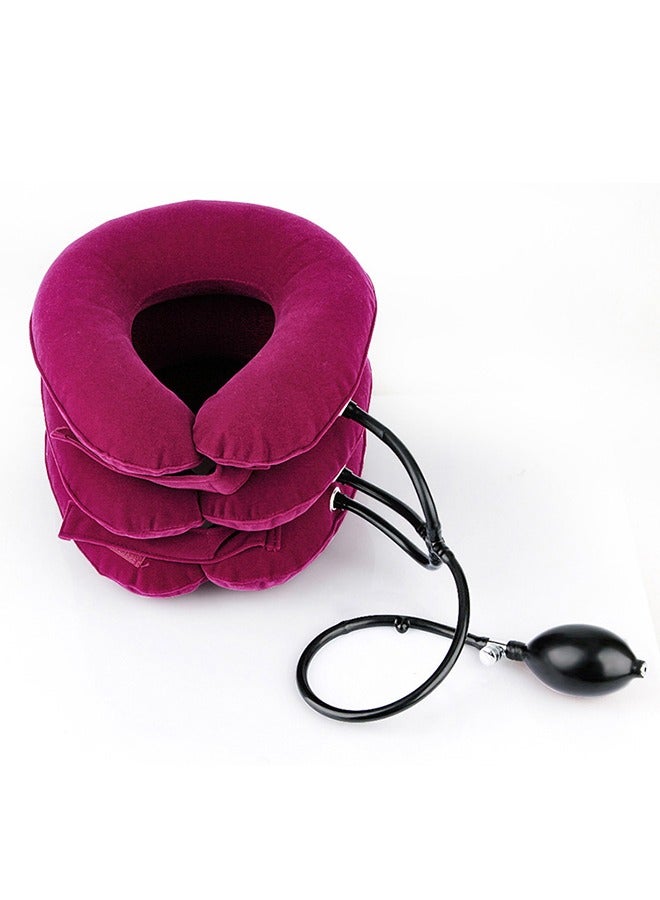 إسكدنيا وسادة رقبة مدلك قابلة للنفخ - Image 1