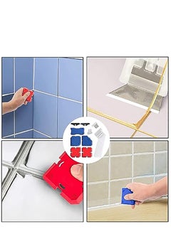 KASTWAVE Professional Caulking Tool Kit with Sealant Finishing Tools, Easy Silicone Caulking with Guides, Caulk Removal Tools and Fill Removal Tool Silicone Fill （ 11Piece Set）  - Image 4