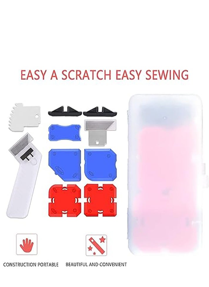 KASTWAVE - Professional Caulking Tool Kit with Sealant Finishing Tools, Easy Silicone Caulking with Guides, Caulk Removal Tools and Fill Removal Tool Silicone Fill （ 11Piece Set） - Image 1