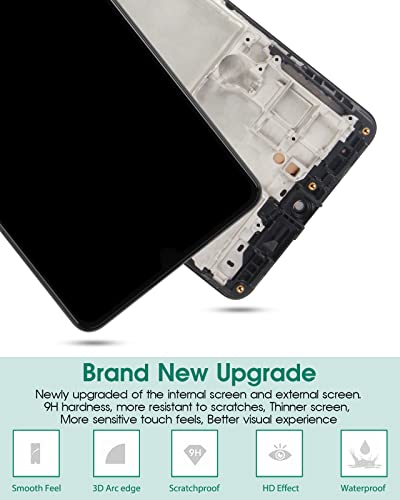 SRJTEK OLED Screen Replacement for Samsung Galaxy A42 5G SM-A426 Mobile Phone LCD Display Touch Digitizer Assembly Glass Repair with Frame(Color: Black) - Image 5
